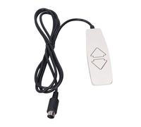 Pssopp Control Remoto de Silla Elevadora ABS Control Manual de 2 Botones Conector Circular de 5 Pines Funciones Arriba y Abajo para Sillas Elevadoras Reclinables Eléctricas para Ancianos Reemplazo