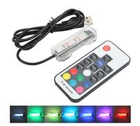 Pssopp Control Remoto USB Fish LED Luz de Acuario, Control Remoto Soft Light USB Fish Light Fácil de Usar para Tanques de Peces Pequeños para Tanques de Peces Medianos (Luz de Control Remoto de