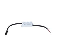Pssopp Controlador LED 1x1W 300mA Fuente de Alimentación de Corriente Constante con Carcasa de ABS sin Parpadeo para Proyecto de Computadora de Luz LED DIY