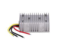 Pssopp Convertidor de Voltaje CC, Carcasa de Aluminio, Módulo de Alimentación Reductor de 72 V A 12 V, Regulador Impermeable Ajustable de 25 A para Pantallas LED y Dispositivos Solares