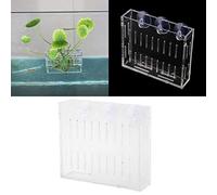 Copa de la Planta de Acuario Tanque de Peces Plantas de Agua Sembradora Planta de Acuario Agua Taza de Hierba Plantas del Paisaje Cultivo Cuenca Taza con ventosas Maceta de acrílico Decoración