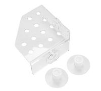 Pssopp Coral Rack, Acrílico Coral Frag Rack Bracket Soporte de planta para acuario de peces Acuario Suministros Holder Acuario Fuentes marinas con ventosa