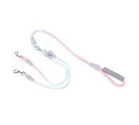 Pssopp Correa para Dos Perros, Correa Doble para Perros sin Enredos, de Entrenamiento para Caminar para Dos sin Enredos, Collares y Correas para Al Aire Libre (1,2 cm*0,8 M+1,0 cm*0,6 M)
