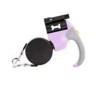 Pssopp Correa para Juguetes para Perros, Cuerda de 9.84 Pies, Luz LED, Tractor Telescópico Automático, Cinta para Perros, sin Enredos, para Caminar Nocturno Al Aire Libre, 2 Juntos, Correa Retráctil