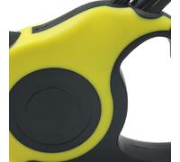 Pssopp Correa para Mascotas Retráctil con Correa Retráctil con Control de Botón Grande, Cómodo para Perros Gatos Conejos, para Caminar para Mascotas (Yellow)