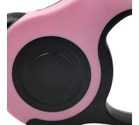 Pssopp Correa para Mascotas Retráctil con Correa Retráctil con Control de Botón Grande, Cómodo para Perros Gatos Conejos, para Caminar para Mascotas (Rosado)