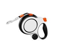 Pssopp Correa Retráctil para Perros, Correas Retráctiles, Correa Antibobinado para Caminar con Dispensador de Bolsas de Basura para Perros, Retráctil para Al Aire Libre, 26 Pies de Longitud, (Blanco