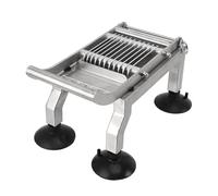 Pssopp Cortador de Frutas Versátil para Cebollas y Papas, Proceso de Corte Estable, para Comedores, Lechuga Cebolla (10 mm)