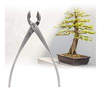 Pssopp Cortador Profesional de Bonsái de Borde Redondo, Herramienta de Jardinería de Acero Inoxidable para un Corte Preciso de Ramas, Diseño Ergonómico para Mayor Comodidad y Control