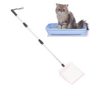 Pssopp Costae de Arenas para Pollo, 3 Sección de Manejo Largo Tampo Tamsos Pooper Pooper Rake Herramientas de Limpieza de Gallineros para un Fácil Tamizar (Pink)