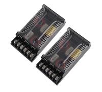 Pssopp Crossover de Audio para Automóvil de 2 Vías, Divisor de Tweeter de Metal de Primera Calidad, Altavoz de Potencia de 300 Vatios para de Audio para Automóvil