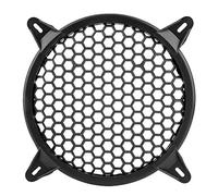 Pssopp Cubierta de Altavoz Protector de Woofer de Malla Negra de Plástico 6 Pulgadas 8 Pulgadas 10 12 La Rejilla de Altavoz de Plástico Ayuda a Bloquear Cortes Rasgaduras para Decoración de Bocina