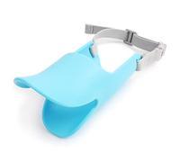 Pssopp Cubierta de Boca de de Silicona Ajustable, Forma de Pato de Hocico para Perros Transpirable con un Diseño Suave y Cómodo para la Corrección de Comportamiento, Ayuda en el (S)