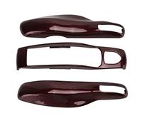 Pssopp Cubierta para Llavero, Material ABS, Funda Protectora para 911 718, Fácil Instalación para Propietarios de Llaves de Coche (Caoba)