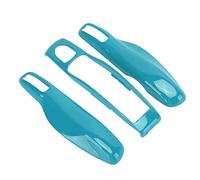 Pssopp Cubierta para Llavero, Material ABS, Funda Protectora para 911 718, Fácil Instalación para Propietarios de Llaves de Coche (Miami Azul)
