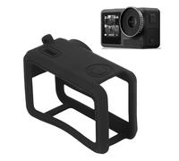 Pssopp Cubierta Protectora de la Cámara Deportiva, Anti -presión Otoño y Estuche Silicona Tapa Lente con Cuerda Manual para OSMO Action 3