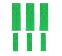Pssopp Cuchara Medidora Plegable, Herramienta de Cocina 3 en 1 de Diseño Plano de Silicona que Ahorra Espacio para Hornear y Cocinar (GREEN)