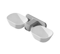 Pssopp Cuencos Elevados para Gatos, Juego de Cuencos Gruesos Montados en la Pared para Gatos y Perros, Solución Que Ahorra Espacio para la Alimentación