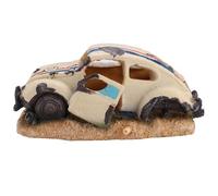 Pssopp Decoración de Acuario de Resina en Forma de Coche Sedán, Adorno para