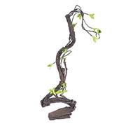 Pssopp Decoración de Hábitat para Reptiles, Vides Artificiales de Simulación, Rama Curva de Selva para Escalada, para Camaleón, Lagartos, Gecko