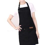 Pssopp Delantal de Jardinería Delantal de Lona Resistente Al Agua, de Jardinería Ajustable con Diseño de Bolsillo, Babero para Trabajo de Cocina con Cinturón Nan