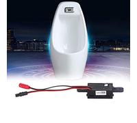 Pssopp Detección Infrarroja, Válvula de Descarga Urinal del Sensor, Instalación Rápida, Diseño Compacto, Uso Versátil para Estaciones, Aeropuertos, Hoteles, Restaurantes, Escuelas, Válvula de Urinal