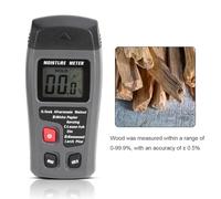 Pssopp Detector Húmedo LCD del Sensor Hygrometro del Probador de Humedad -Moisture Tester, Detector Digital con Alta Precisión, Diseño de Luz, Adecuado para Entusiastas de la Madera