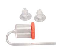 Pssopp Difusor de CO2, Kit de Bomba de Aire de Acuario con Energía Solar de bajo Ruido y Alto Oxígeno Disuelto Acrílico para Tanques de Peces de Agua Dulce