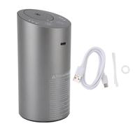 Pssopp Difusor de Coche sin Agua, Difusor de Aceite Esencial de Aleación de Aluminio con Diseño Antifugas de Sincronización Inteligente de bajo Ruido, Aromaterapia Portátil Recargable para Coche,