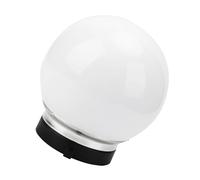 Pssopp Difusor de Montaje con Bola de Luz Suave, Pantalla de Globo de 15 Cm, Modificador de Luz de Aleación y Plástico Translúcido con Salida de 360 Grados para Retratos, Productos, Fotografía de