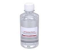 Pssopp Diluyente de Pintura Al óleo, Disolventes, Alcoholes Minerales, 250 Ml, Limpiadores de Pinceles y Bolígrafos, 250 Ml, Diluyente Lavable con Agua Inodoro, Marcador de Posición de bajo Olor para