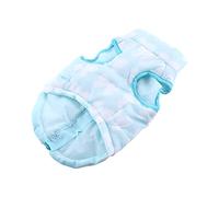 Pssopp Disfraces Chaleco para Mascotas Pequeñas de Moda Chaqueta para Mascotas, Abrigo Cálido Suave de Algodón Ligero y Transpirable para Perros Gatos con Cremallera Trasera y Hebilla para Tirar 4 (S)