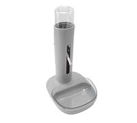 Pssopp Dispensador de Agua para Mascotas, Comedero Automático de Ajustable para Perros y Gatos, Botella de 480 Ml con Cuenco Desmontable