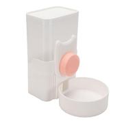 Pssopp Dispensador de Agua para Mascotas Pequeñas de 1 Litro, Jaula Colgante, Botella de Agua Automática por Gravedad, Alimentador Automático para Cachorros, Gatos, Conejos, Chinc