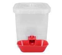 Pssopp Dispensador de Agua para Pájaros Bebedero Automático para Aves de Corral, a Prueba de Polvo, Gran Capacidad, No Necesita Electricidad, Dispensador Continuo de Agua para Perros y Gatos para