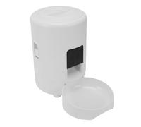 Pssopp Dispensador de Alimentos de Gato Smart, Alimentador Automático de Mascotas 2L Gran Capacidad Aplicación de Suministro de Alimentación Dual Control Remoto Dispensador de Alimentos (White)