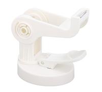 Pssopp Dispensador de Cinta de Escritorio, Diseño Tipo Ventosa, Ajuste Flexible con Cortador, Blanco