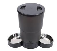 Pssopp Dispensador Inteligente de Comida para Perros, Alimentación Remota Inteligente Material a Prueba de Desgaste Control de Porciones Configuración del Temporizador Alimentador