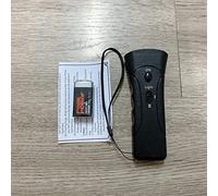 Pssopp Dispositivo Antiladridos con Sensor Dual, Entrenador Ultrasónico de Control de Ladridos con Batería de 9 V para Perros, Herramienta Portátil de Entrenamiento para Mascotas para Uso en