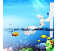 Pssopp Dispositivo Automático de Bola Flotante de Válvula de Agua para Acuario, Pecera con Soporte Acrílico, Diseño de Doble Suspensión para Máquina RO, Cubo de Agua Externo