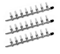 Pssopp Distribuidor de Flujo de Aire para Acuario, Colector de Aire de 8 Vías, 3 Piezas, for Pecera y de Aireación (Ocho Cabezas 3PCS)