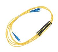 Pssopp Divisor de Fibra óptica, Diseño 1x2, Baja Pérdida de Inserción 3.8dB, Ideal para Comunicación óptica y Establecimiento de una Red