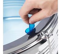 Pssopp Drum Silencer Drum, 6 Piezas de Almohadilla de Tambor Transparente de Gel Transparente, Pasta de Mudo de Tambor de Gel de de Sílice, para Instrumentos de Percusión de Platillos con Material