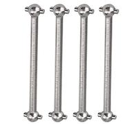 Pssopp Eje de Transmisión de Hueso de Perro de 4 Piezas, Accesorio de Metal RC para Coche 1/18 RC, Piezas de Repuesto de Alta Eficiencia