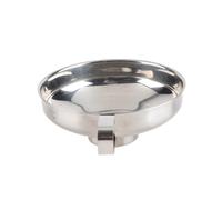 Pssopp Embudo de Boca Ancha de Acero Inoxidable, Embudo de Cocina para Tarros de Conservas, 5,91 Pulgadas o 4,1 Pulgadas, Tallo Ancho, Resistente, Apto para Lavavajillas, para Líquidos e (talla