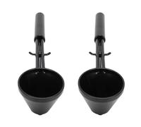 Pssopp Embudo de Cuchara de café Embudo Medidor de Plástico ABS para café Molido Sin Derrames Porcionado Preciso Fácil Lavado Diseño Liviano para Preparación de en la Oficina en Casa
