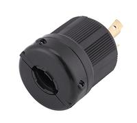 Pssopp Enchufe de Bloqueo por Torsión NEMA L6-30P, Conector de Bloqueo de 3 Cables, 250 V 30 A, Ideal para Generadores y Equipos Eléctricos