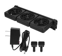 Pssopp Enfriadores de acuarios Ventilador de enfriamiento del Tanque de Peces Mini Ventilador de de enfriamiento de Acuario de Triple Cabezal Ventilador de Viento frío Ajustable de Dos (EU)
