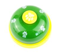 Pssopp Equipo de Entrenamiento para Perros Campana de Llamada para Perros Base Antideslizante de Plástico Diseño de Huella de Pata para IR Al Baño Salir Al Aire Libre Reducción de Rasguños para Gato