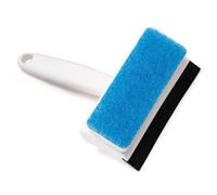Pssopp Escobilla de Ducha, Cepillo Lateral Doble y Raspador de Vidrio, Limpiador de Ventanas, Cepillo, Limpiaparabrisas, Limpiador de Espejos con Ergonómico para Azulejos de Baño,